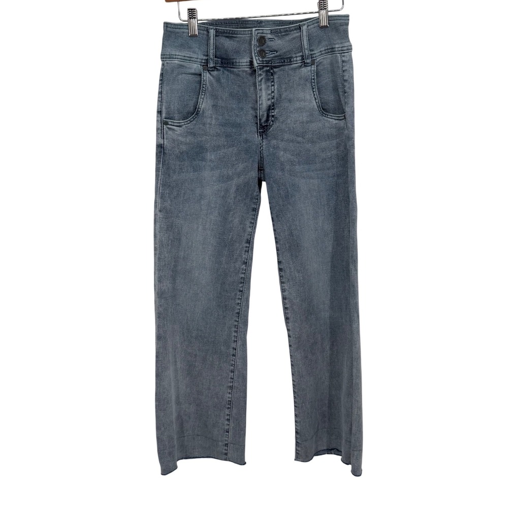 Kut from the Kloth Charlotte High Rise Culotte Jeans Size 2 Light Wash Wide Leg